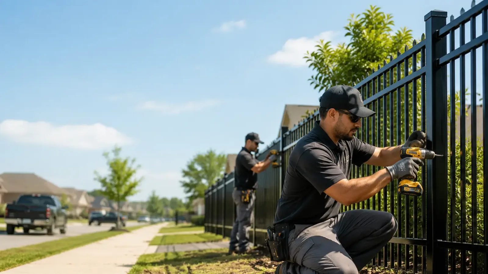 Metal Fence Installation in Hart, TX